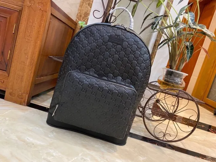 Fake Gucci Medium GG Backpack With Tag - Image 3