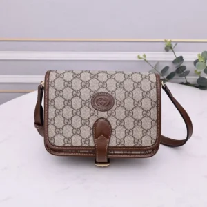 Fake Gucci Mini Crossbody Bag With Interlocking G