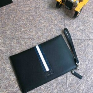 Alternative view of Replica Prada Large Pouch White Line