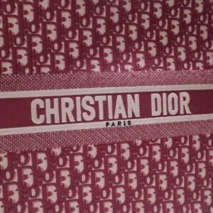 Alternative view of Fake Dior Tote Book Red Print
