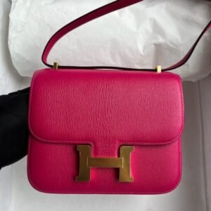 Fake Hermès Constance 18Cm Bright Rose