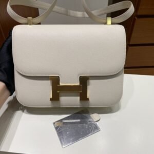 Replica Hermès Constance 24Cm Creamy White