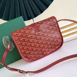 Alternative view of Replica Goyard Belvedere Red