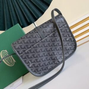 Alternative view of Fake Goyard Belvedere Grey