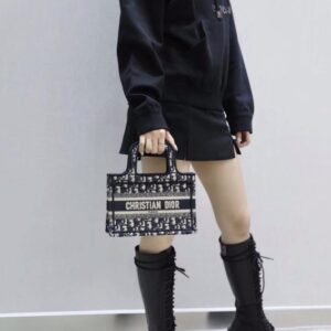 Alternative view of Fake Dior Tote Book Mini Cd Black