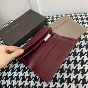Alternative view of Fake Bottega Veneta Intrecciato Wallet Red
