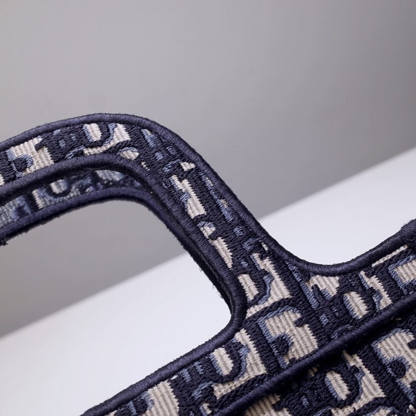 Fake Dior Tote Book Mini Cd Black - Image 11