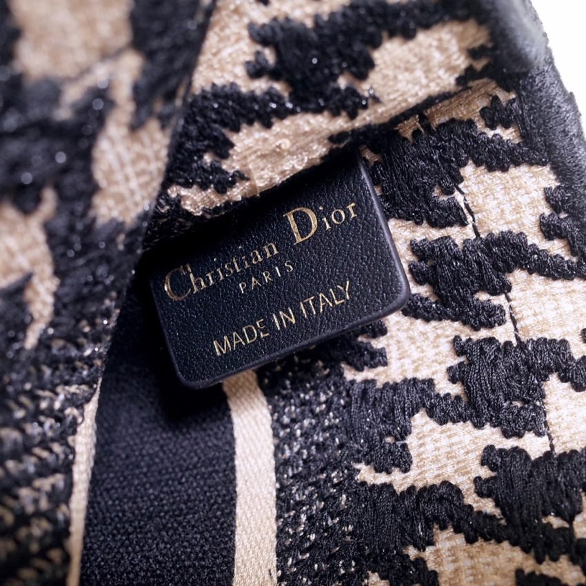 Replica Dior Tote Book Mini Houndstooth - Image 7