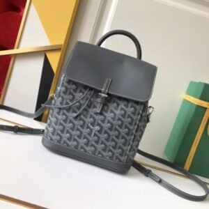 Fake Goyard Alpi Mini Backpack Grey