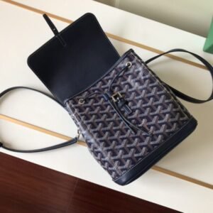 Alternative view of Replica Goyard Alpi Mini Backpack Dark Blue