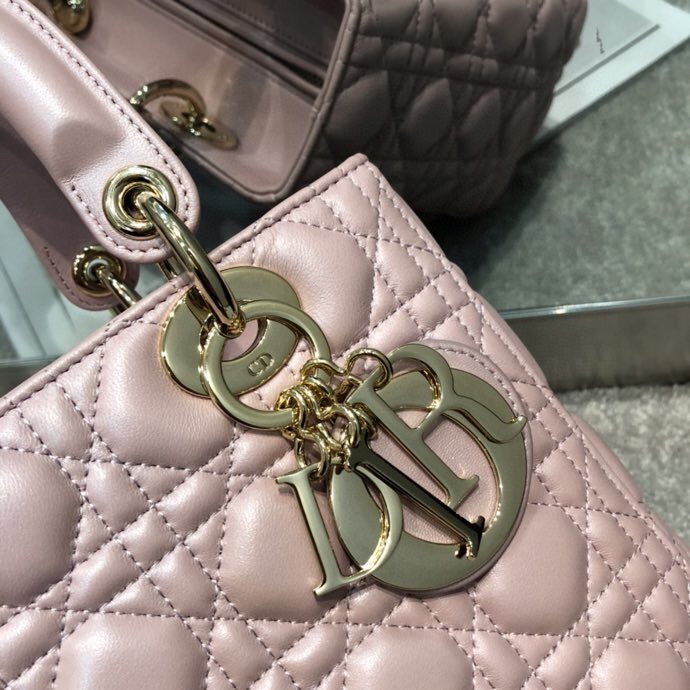 Fake Lady Dior Large Pink - Image 6