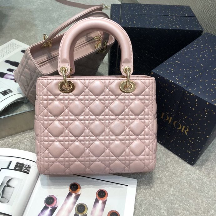 Fake Lady Dior Large Pink - Image 8