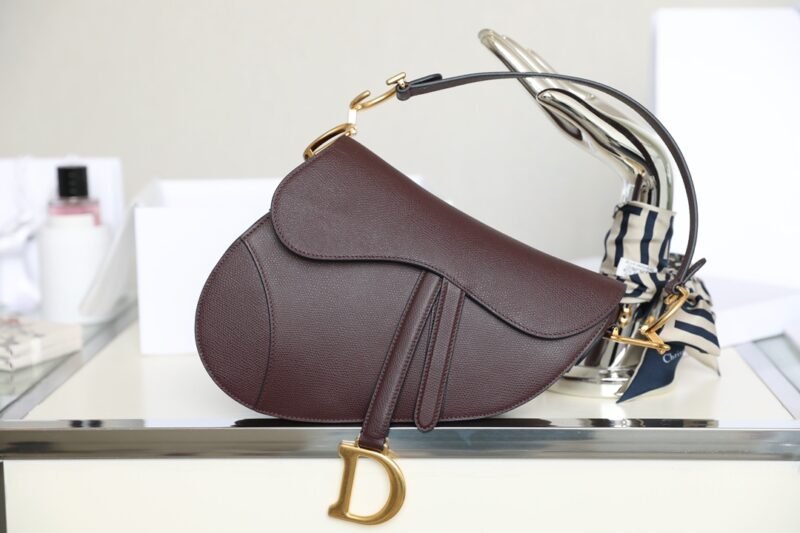 Replica Dior Saddle Bag Bordeaux