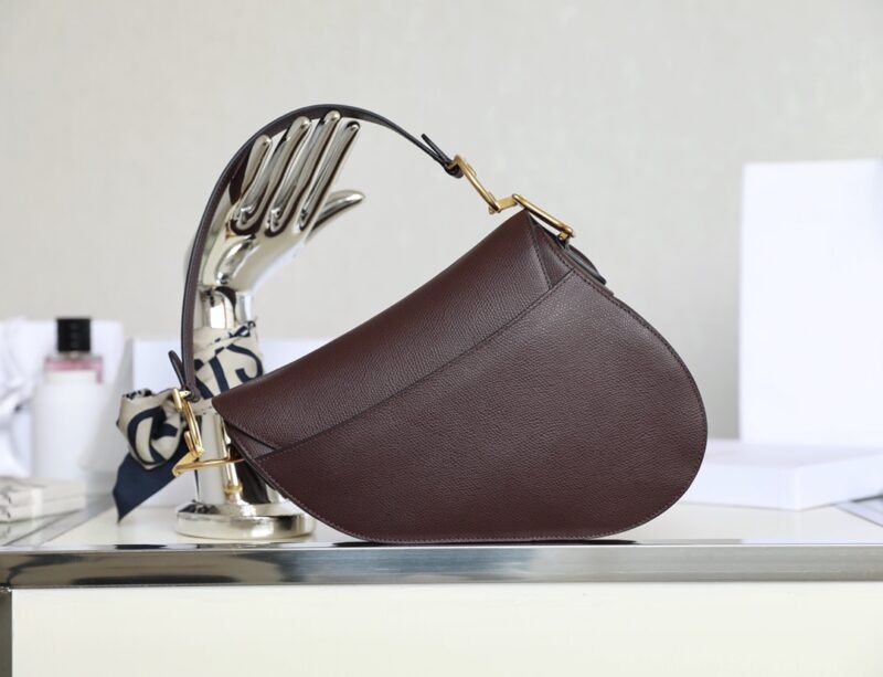 Replica Dior Saddle Bag Bordeaux - Image 4