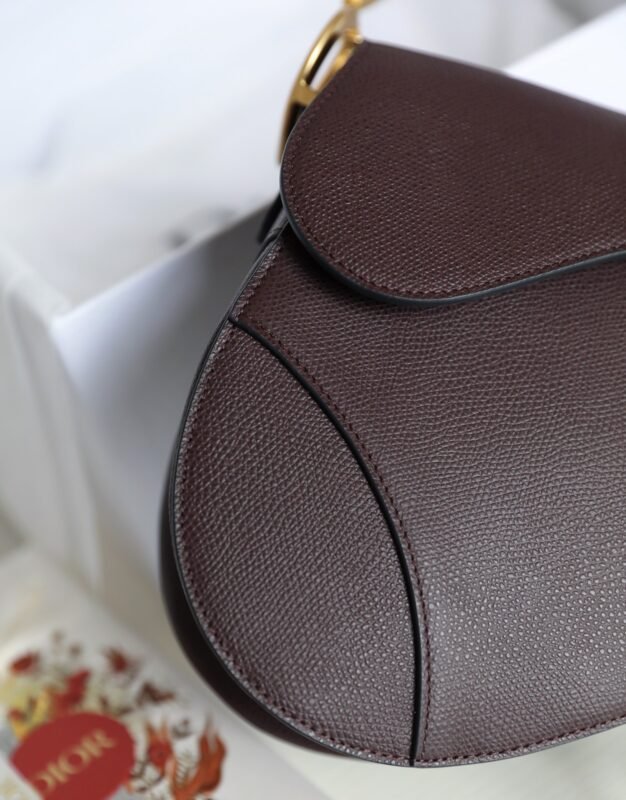 Replica Dior Saddle Bag Bordeaux - Image 5
