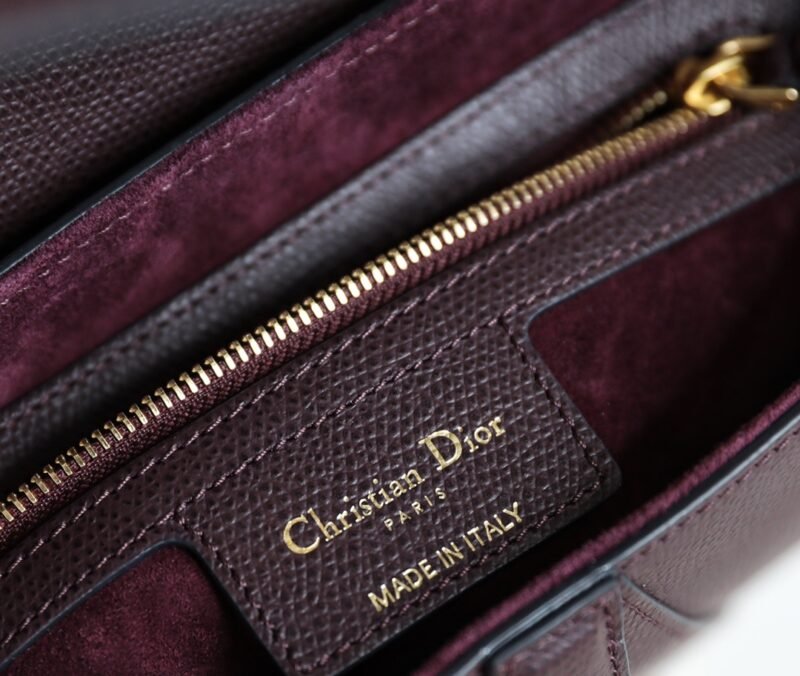 Replica Dior Saddle Bag Bordeaux - Image 9
