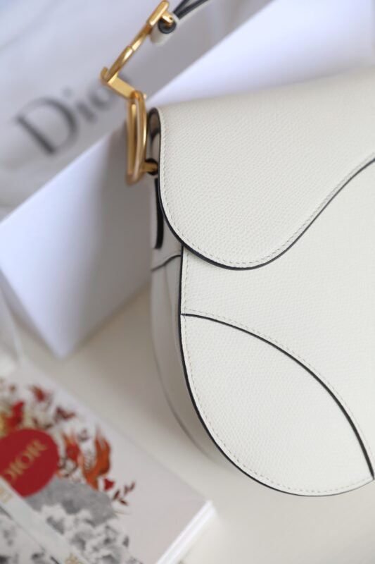 Fake Dior Saddle White Wool - Image 3