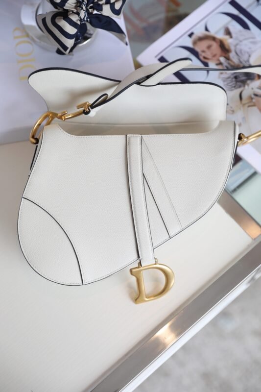 Fake Dior Saddle White Wool - Image 7