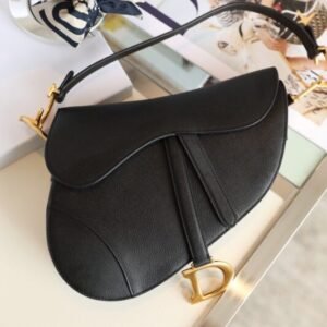 Alternative view of Fake Dior Saddle Bag Black