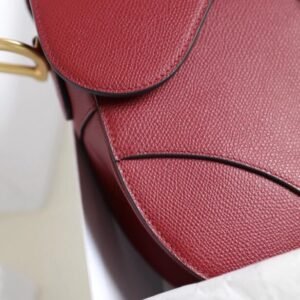 Alternative view of Replica Dior Saddle Bag Red