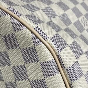 Alternative view of Fake Louis Vuitton Speedy White Grid