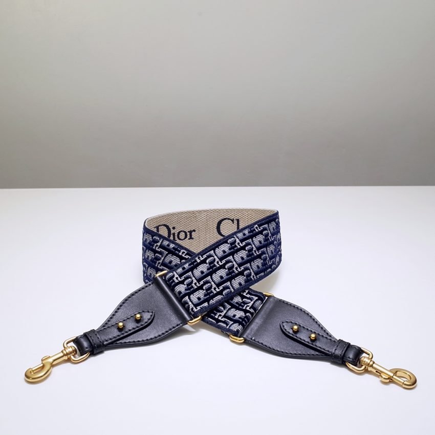 Fake Dior Adjustable Shoulder Strap Grey - Image 5