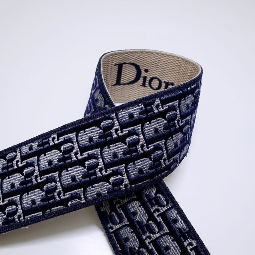 Fake Dior Adjustable Shoulder Strap Grey - Image 2