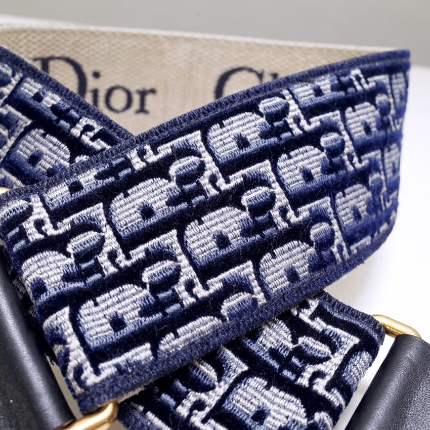 Fake Dior Adjustable Shoulder Strap Grey - Image 7