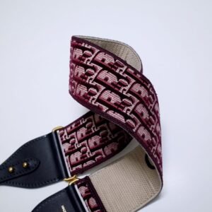 Alternative view of Fake Dior Adjustable Shoulder Strap Red