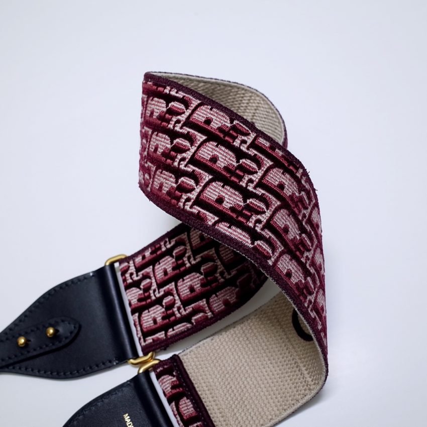 Fake Dior Adjustable Shoulder Strap Red - Image 2