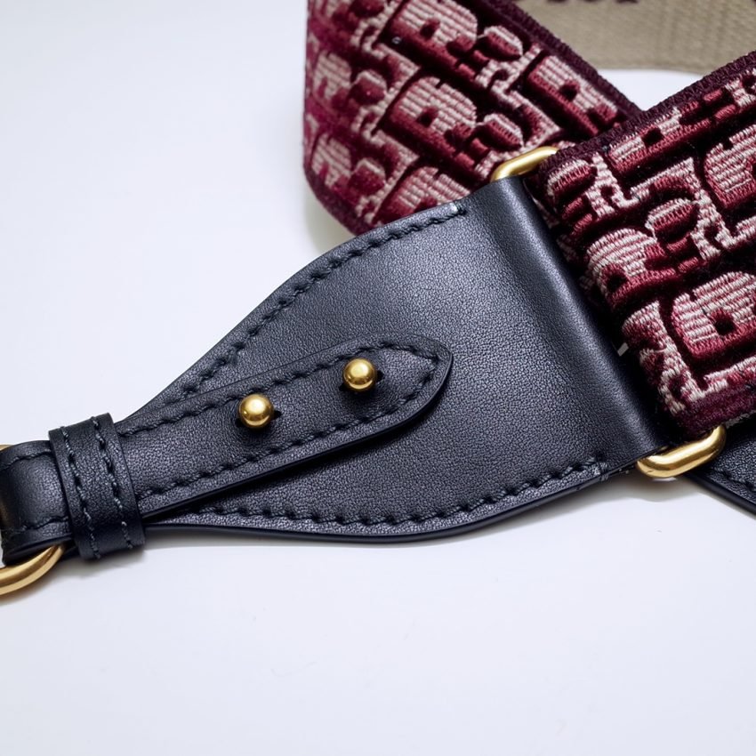 Fake Dior Adjustable Shoulder Strap Red - Image 6