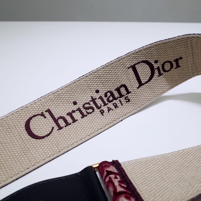 Fake Dior Adjustable Shoulder Strap Red - Image 7