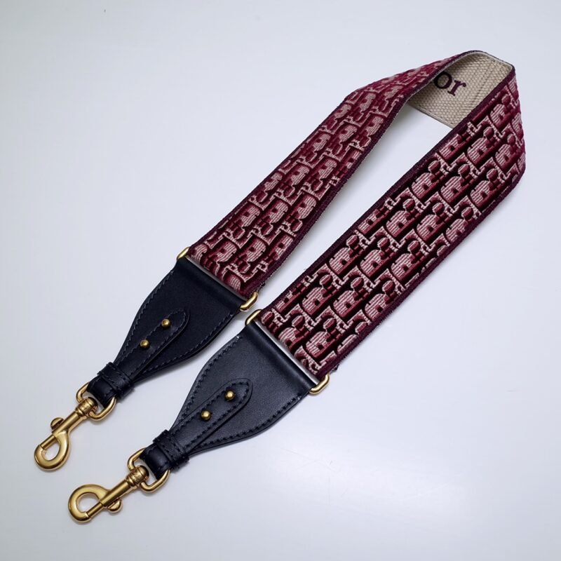 Fake Dior Adjustable Shoulder Strap Red