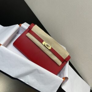 Alternative view of Fake Hermès Kelly Elan Red