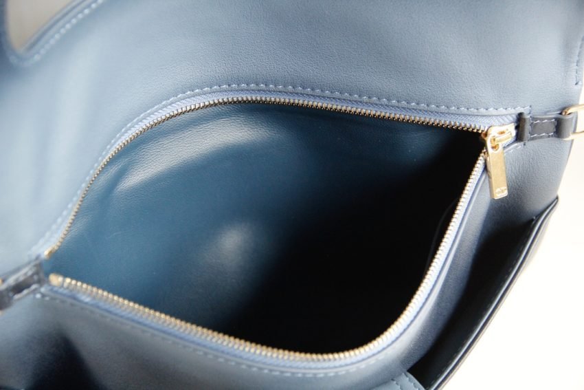 Fake Dior Double Bag Blue - Image 3