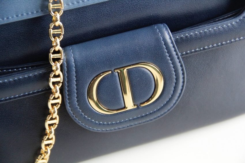 Fake Dior Double Bag Blue - Image 4