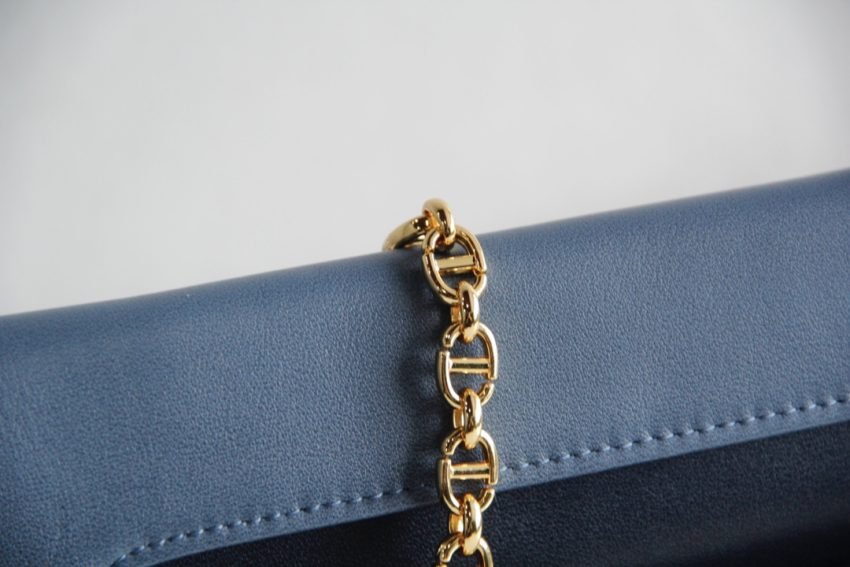 Fake Dior Double Bag Blue - Image 5