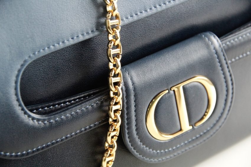 Fake Dior Double Bag Blue - Image 6