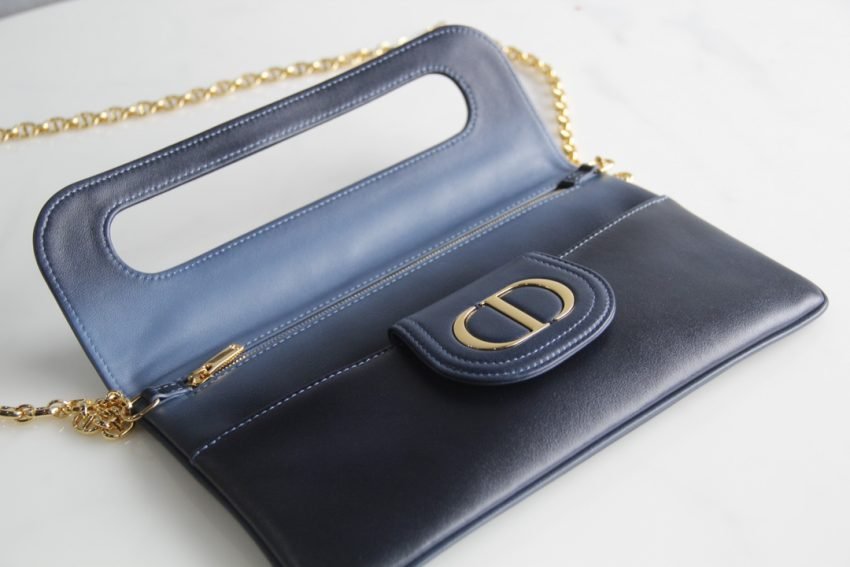 Fake Dior Double Bag Blue - Image 7