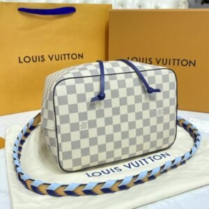 Alternative view of Replica Louis Vuitton Neonoe Bb White Grid