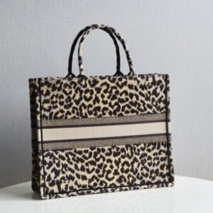 Alternative view of Replica Dior Tote Book Leopard Print
