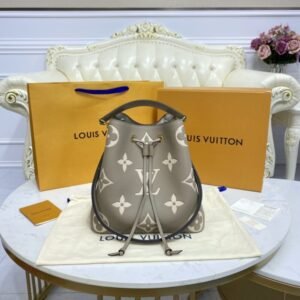 Fake Louis Vuitton Noe Bucket Beige MM