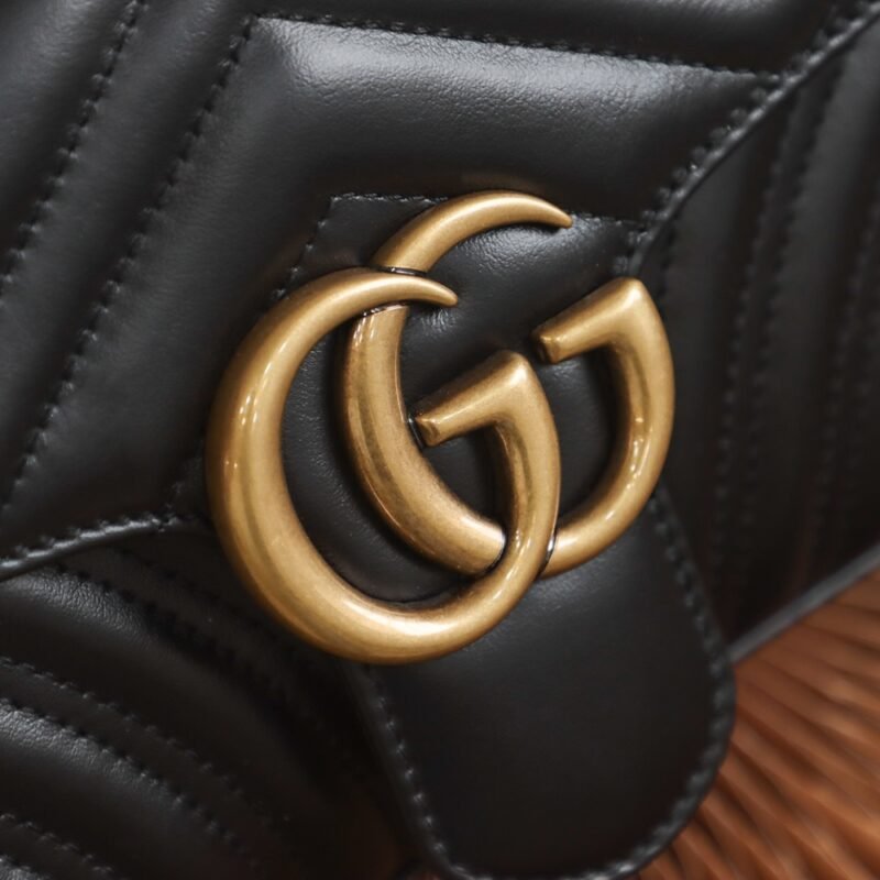Replica Gucci Marmont Medium Black - Image 18