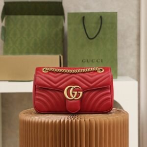 Replica Gucci GG Marmont 1955 Medium Red