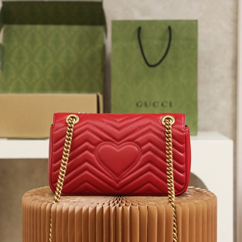 Replica Gucci GG Marmont 1955 Medium Red - Image 6