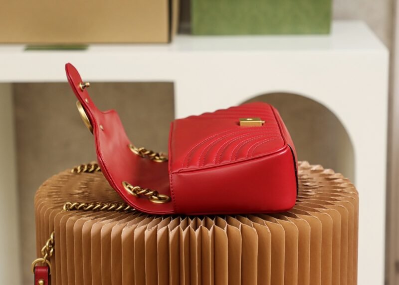 Replica Gucci GG Marmont 1955 Medium Red - Image 7