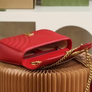 Alternative view of Replica Gucci GG Marmont 1955 Medium Red