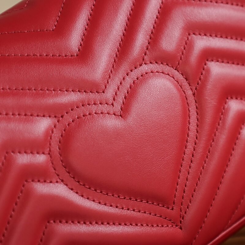 Replica Gucci GG Marmont 1955 Medium Red - Image 11