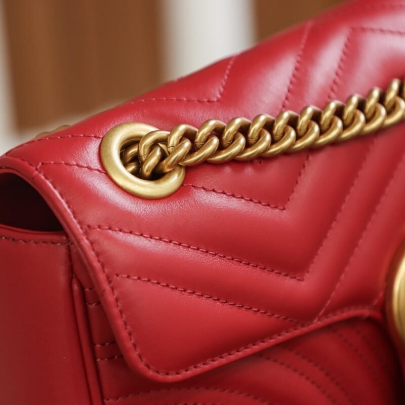 Replica Gucci GG Marmont 1955 Medium Red - Image 13