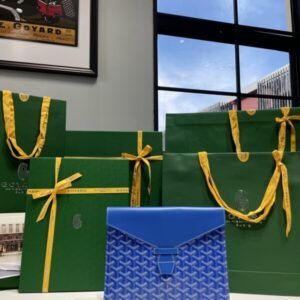 Fake Goyard Camond Pouch Blue